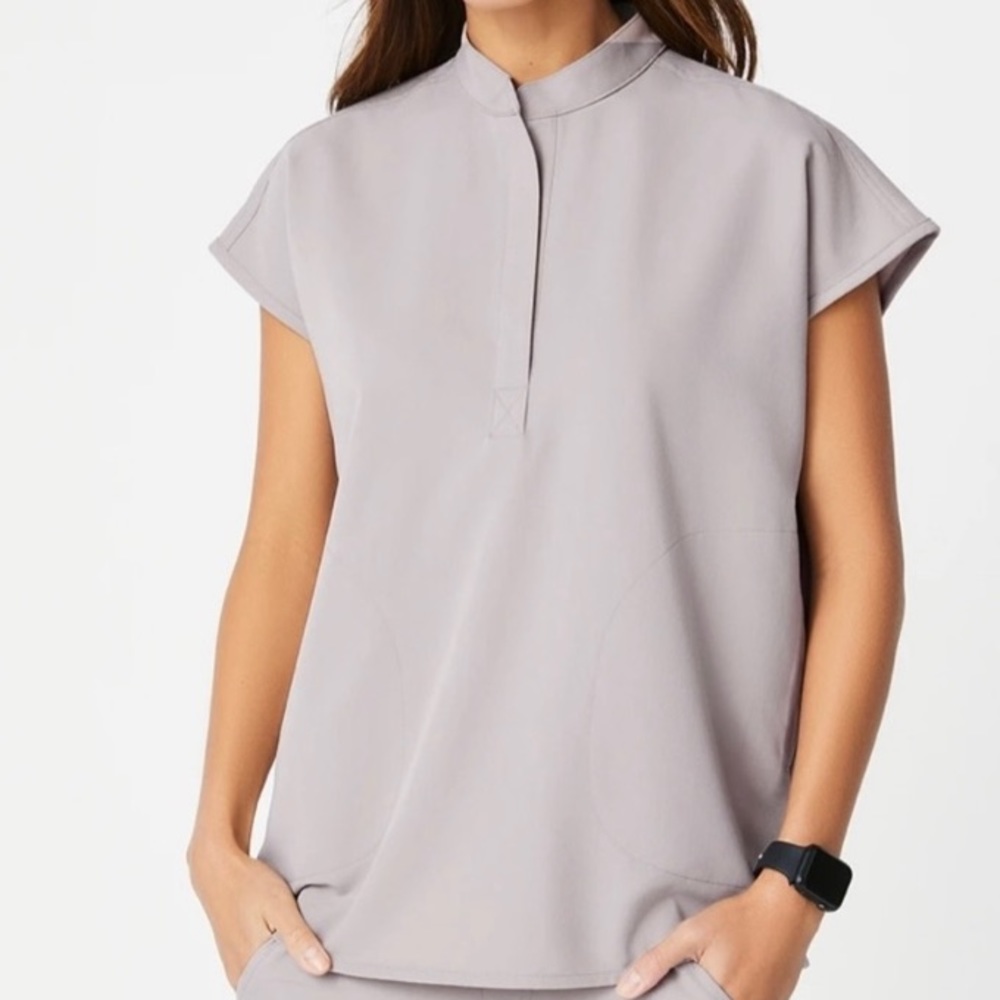 WOMENS FIGS SLATE GREY SCRUB SET